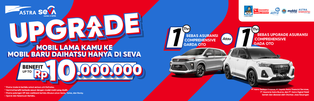 Promo Daihatsu: Tukar mobil kamu dengan mobil Daihatsu yang baru untuk dapatkan benefit hingga Rp10 Juta!