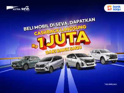 PROMO Cashback Rp1 Juta Pakai Bank Saqu Khusus Sobat SEVA!