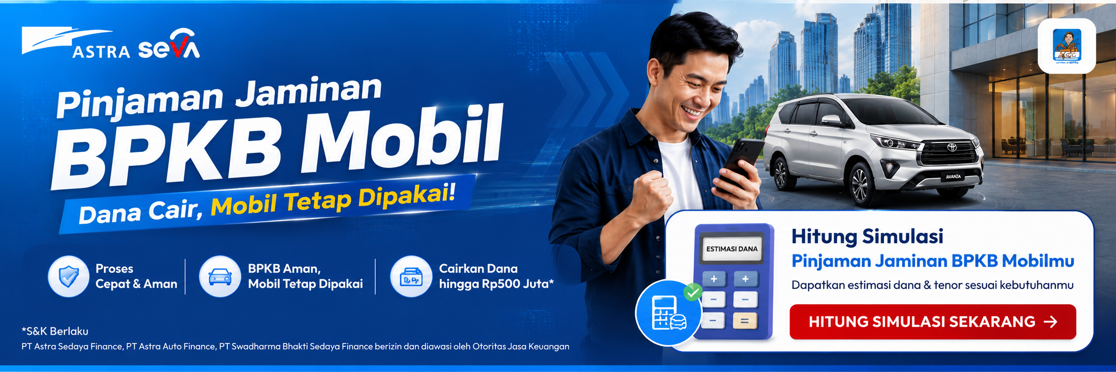 Kalkulator Simulasi Gadai BPKB – Hitung Dana Cair & Cicilan