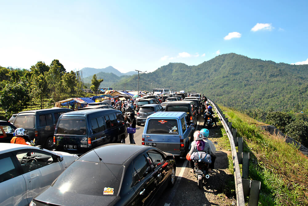 macet di tanjakan