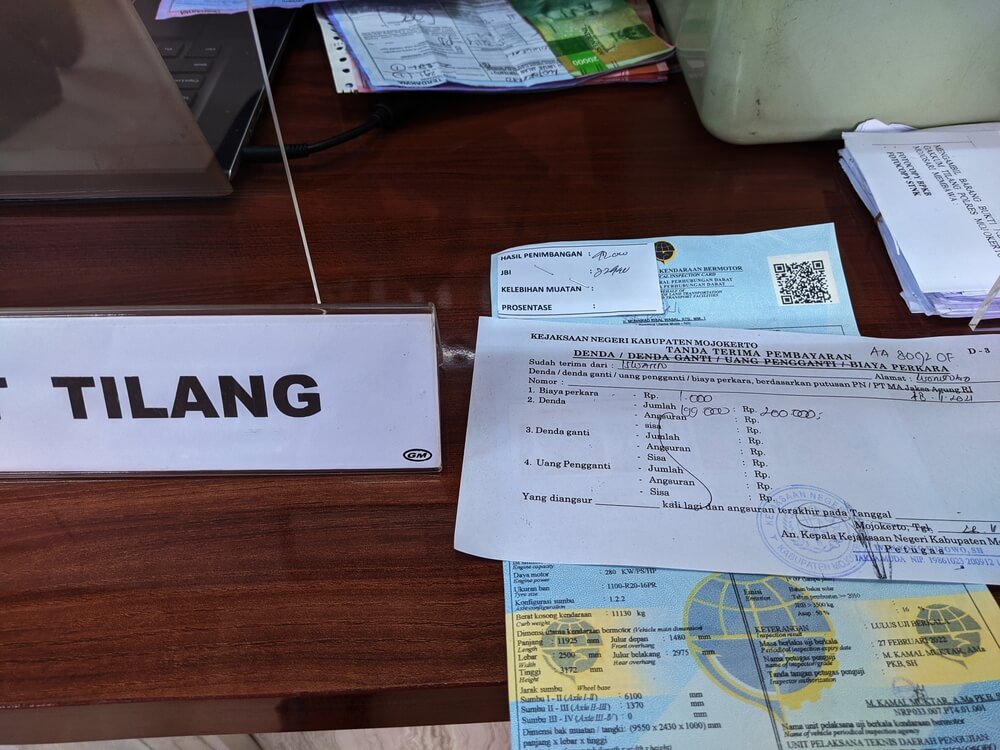 larangan tilang manual