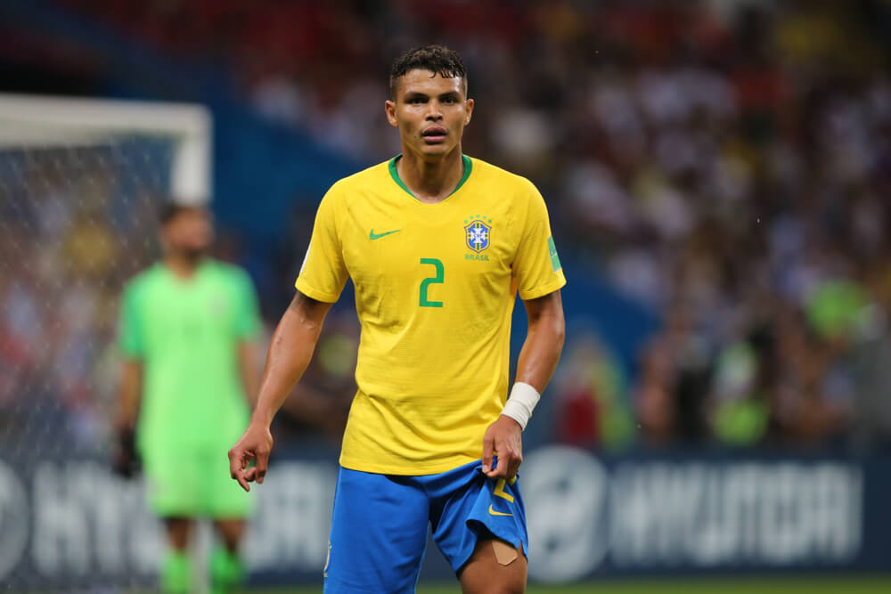 pemain sepak bola terbaik thiago Silva brasil