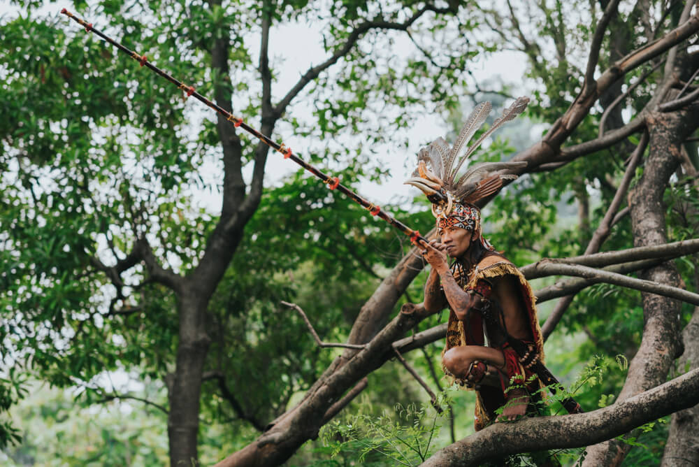 wisata kalimantan suku dayak