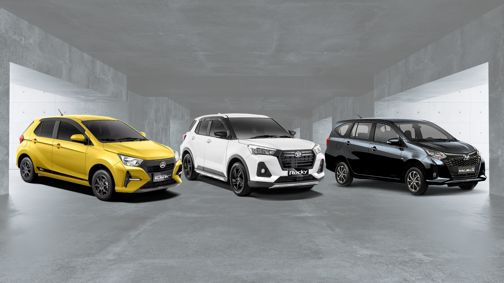 Perbandingan Lengkap Harga dan Spesifikasi: Daihatsu Rocky vs Toyota Calya vs Daihatsu Ayla 2025
