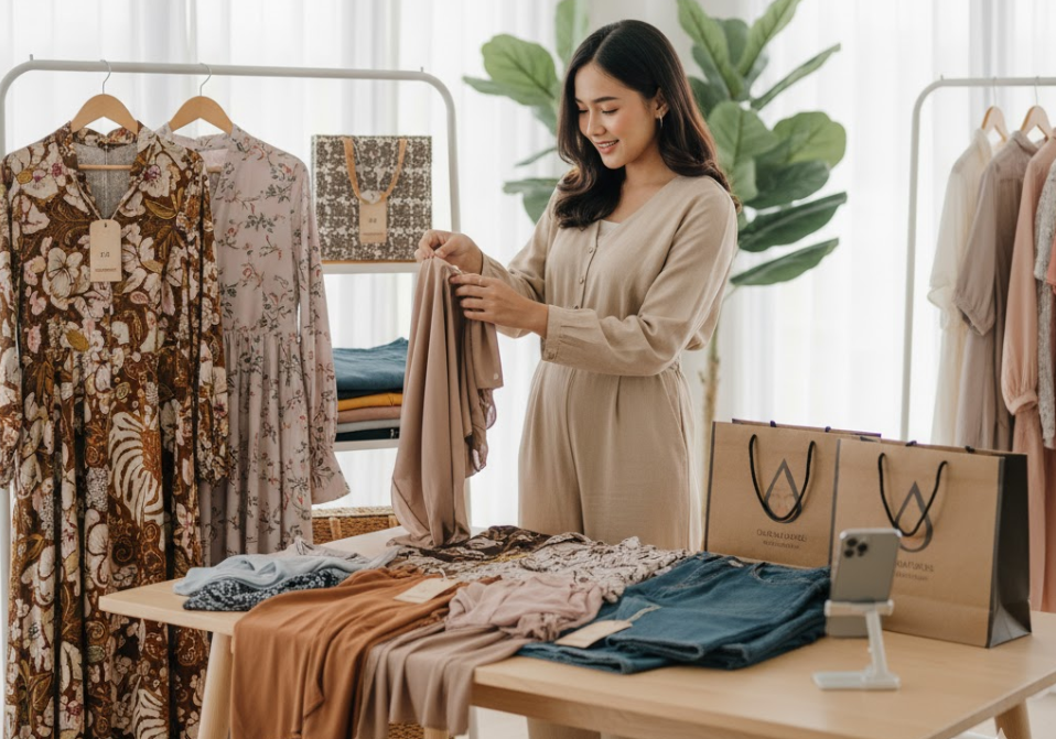 Usaha Reseller Baju Wanita Modal Berapa? Ini Rincian Biaya, Supplier, dan Cara Jual di TikTok Shop 2025