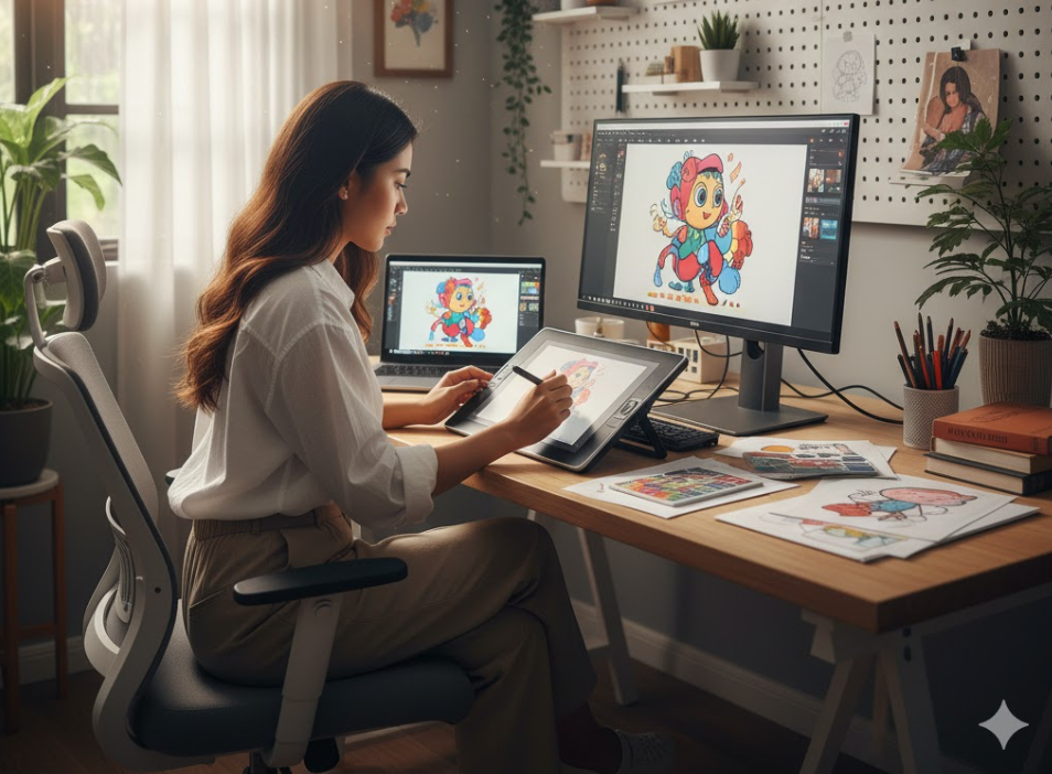 Tips Ampuh Memulai Usaha Jasa Ilustrasi Digital agar Portofolio Cepat Dilirik Klien