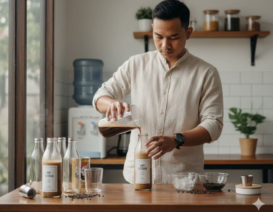 Cara Memulai Usaha untuk Franchise Minuman Kopi Literan Rumahan dengan Modal di Bawah 5 Juta