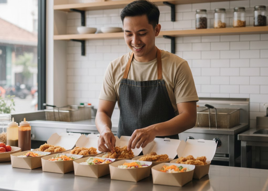 Pengen Punya Usaha yang Muter Terus? Ini Cara Memulai Usaha untuk Franchise Rice Box Ayam Crispy yang Viral