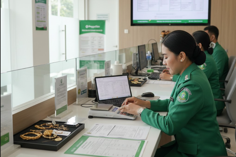Begini Cara Hitung Taksiran Gadai Emas di Pegadaian Sebelum Datang ke Cabang