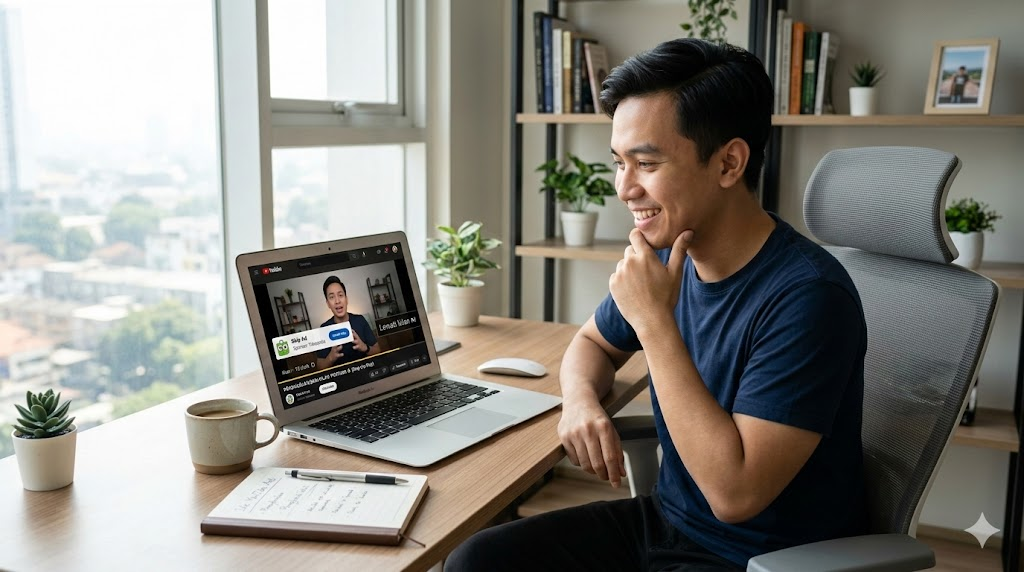 Dapat Uang dari YouTube Hanya dengan Menonton Iklan? Begini Caranya di 2026