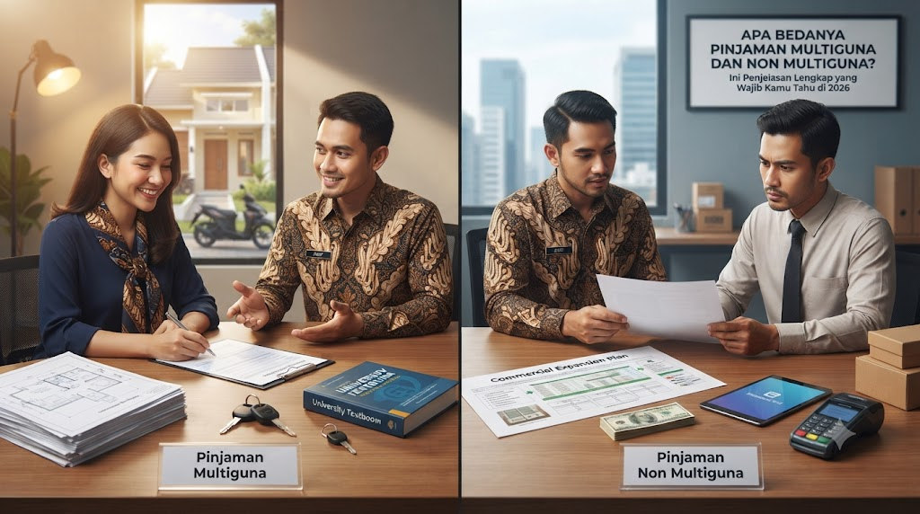 Apa Bedanya Pinjaman Multiguna dan Non Multiguna? Ini Penjelasan Lengkap yang Wajib Kamu Tahu di 2026