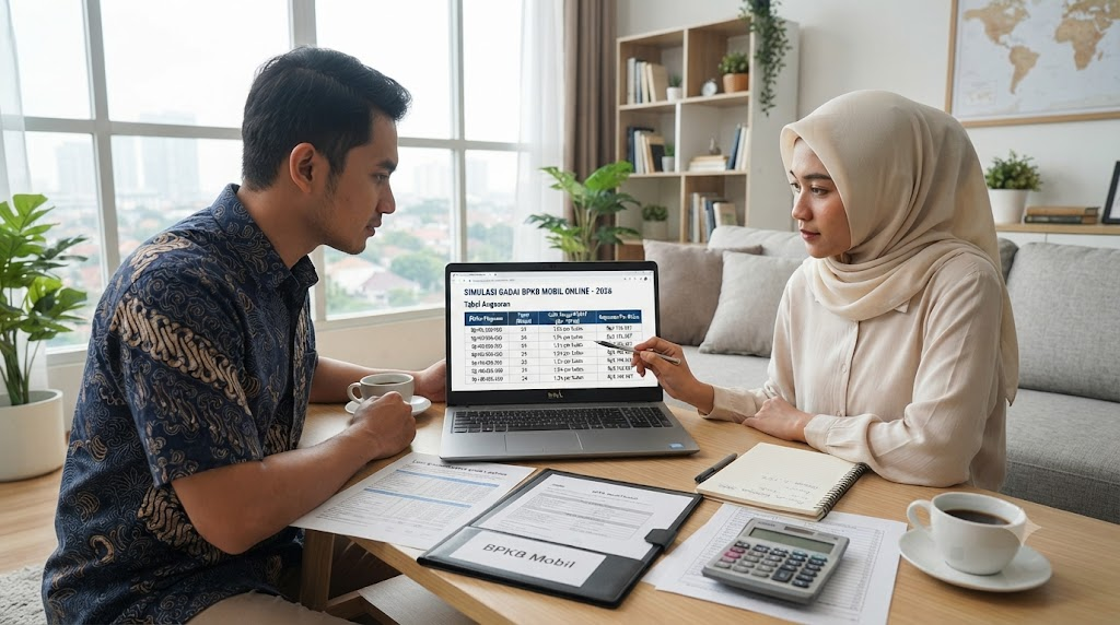 Berapa Bunga Gadai BPKB Mobil Online Saat Ini? Ini Simulasi Lengkap di Tahun 2026