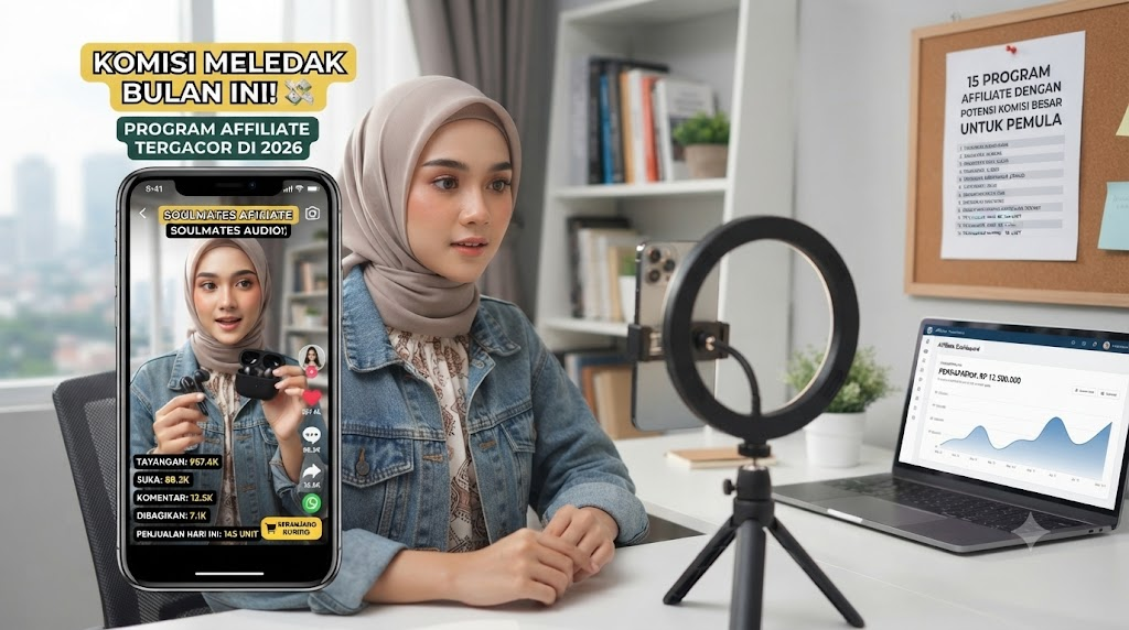 Apa Affiliate yang Paling Menguntungkan di 2026? Ini 15 Program dengan Potensi Komisi Besar untuk Pemula