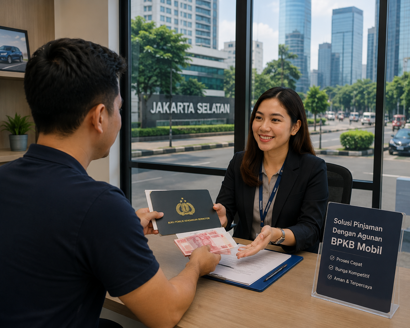 Pusat Gadai BPKB Mobil Jakarta Selatan 089690008888: Cair Kilat, Bunga Rendah & Resmi OJK