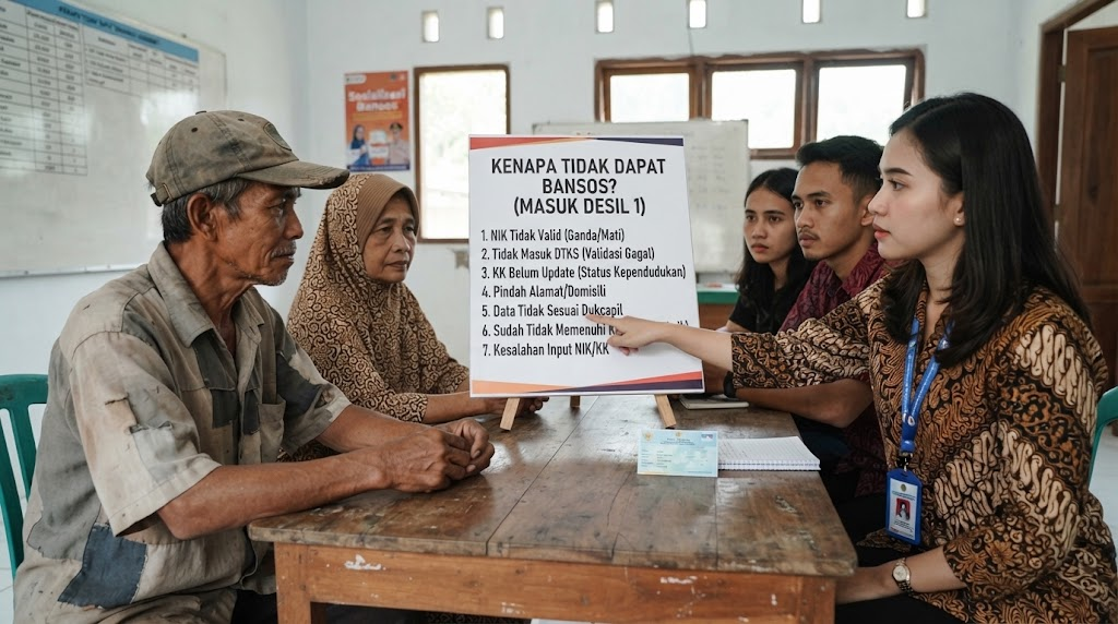 Masuk Desil 1 tapi Tidak Dapat Bansos? Ini 7 Hal yang Bisa Jadi Penyebabnya