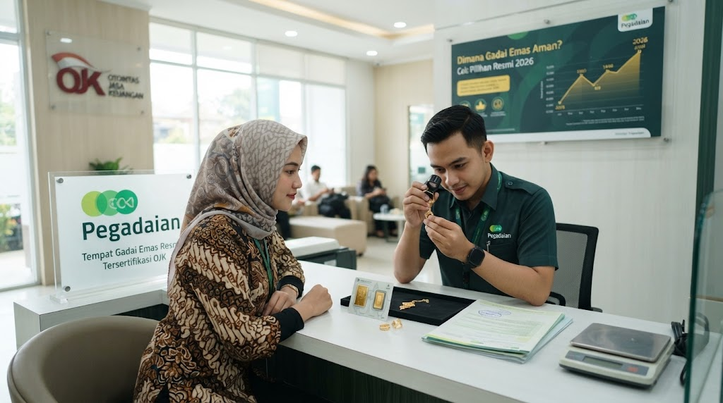 Dimana Kita Bisa Gadai Emas dengan Aman? Cek Pilihan Tempat Gadai Resmi di 2026