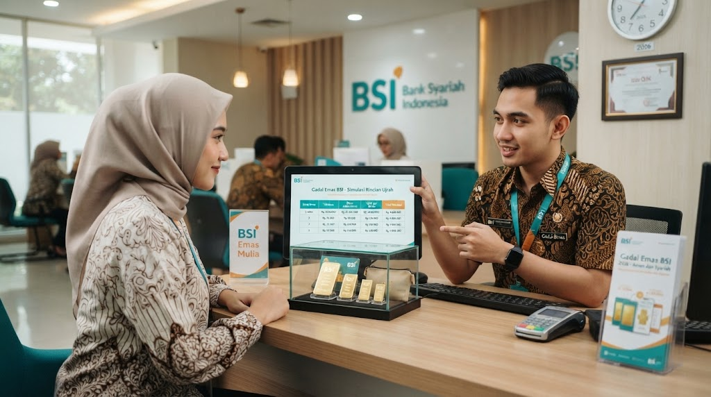 Berapa Biaya Titip Gadai Emas di BSI 2026? Ini Rincian Ujrah dan Simulasi Pembayarannya