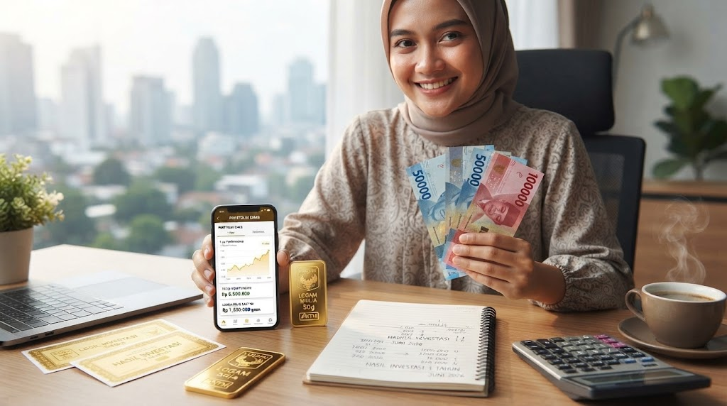 Nabung Emas 1 Tahun Untung Berapa? Ini Simulasi Keuntungan dan Potensi Harganya di 2026