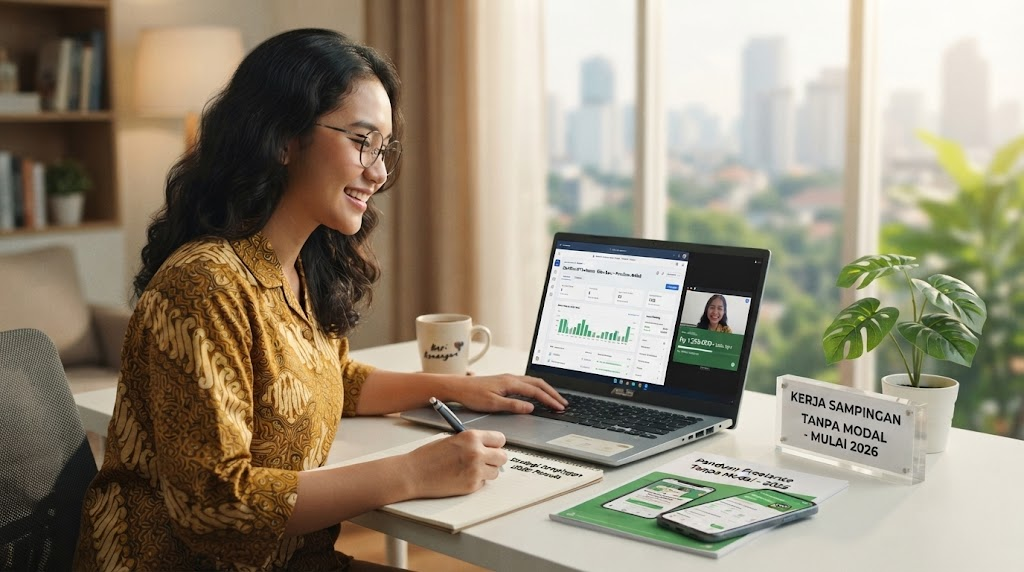 Kerja Sampingan Online Tanpa Modal yang Realistis, Cocok untuk Pemula di 2026