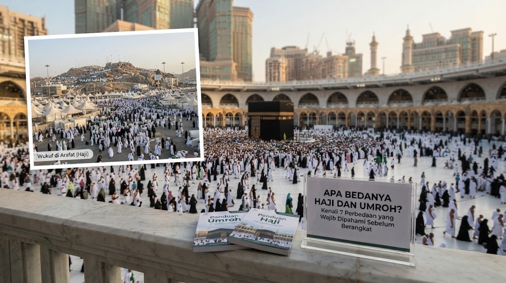Apa Bedanya Haji dan Umroh? Kenali 7 Perbedaan yang Wajib Dipahami Sebelum Berangkat 
