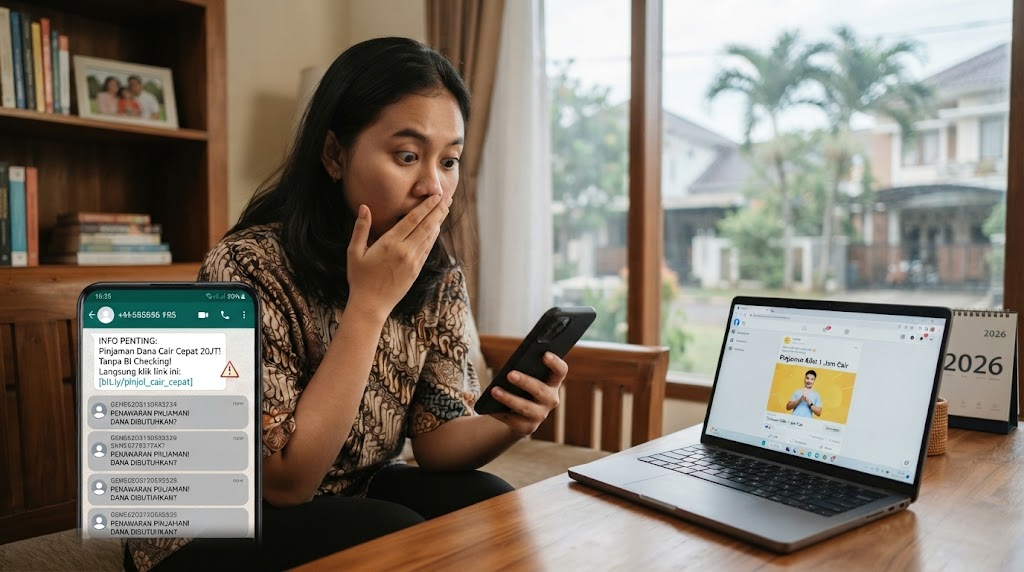 Waspada! 9 Ciri-Ciri Pinjol Penipu yang Sering Muncul Lewat WhatsApp, SMS, dan Media Sosial