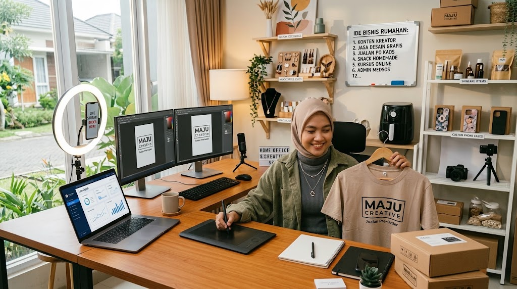 12 Ide Bisnis Rumahan yang Menghasilkan Uang, dari Jualan Pre-Order hingga Jasa Digital